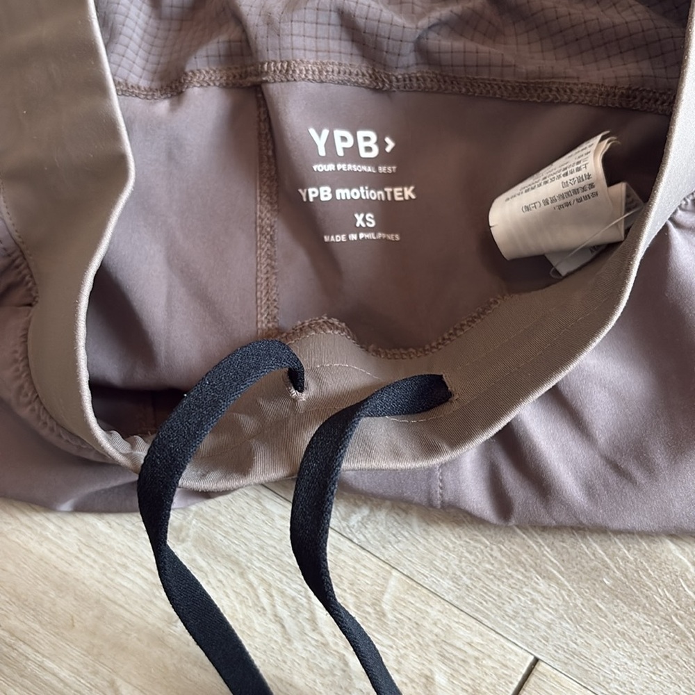 Abercrombie & Fitch YPB Motion Tek Pants Men’s Size XS 2 Tone Taupe Drawstring - Picture 11 of 12